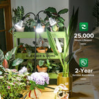 Grow Lights for Indoor Plants 120W 4-Head Full