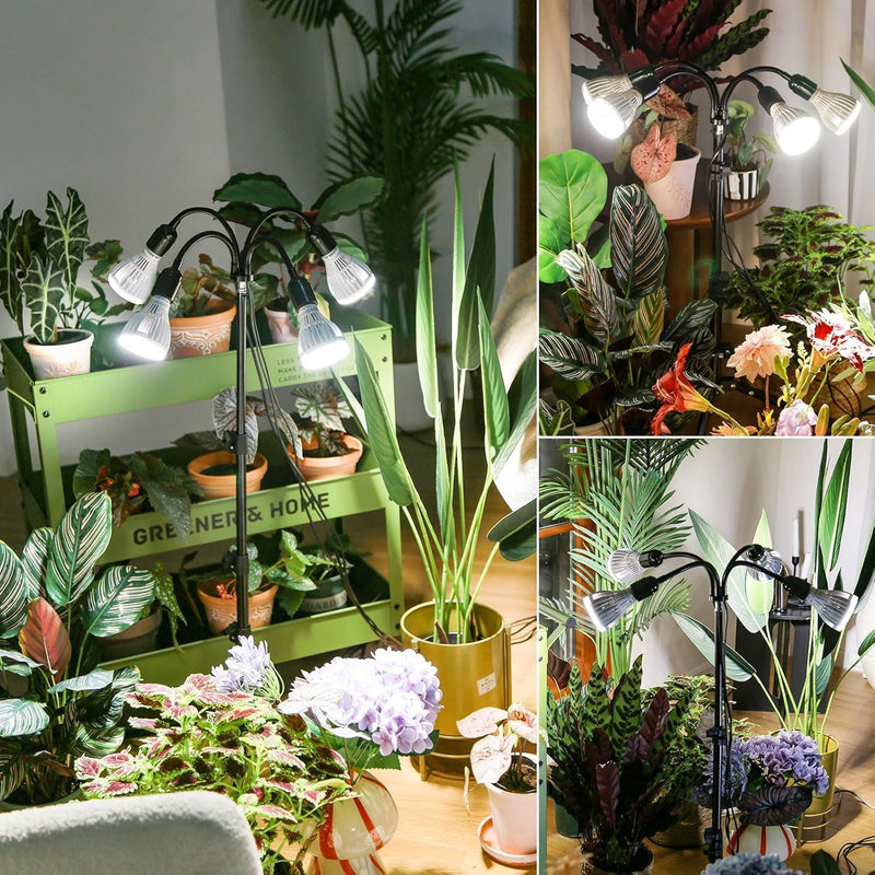 Grow Lights for Indoor Plants 120W 4-Head Full