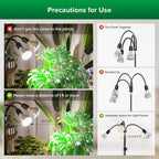 Grow Lights for Indoor Plants 120W 4-Head Full