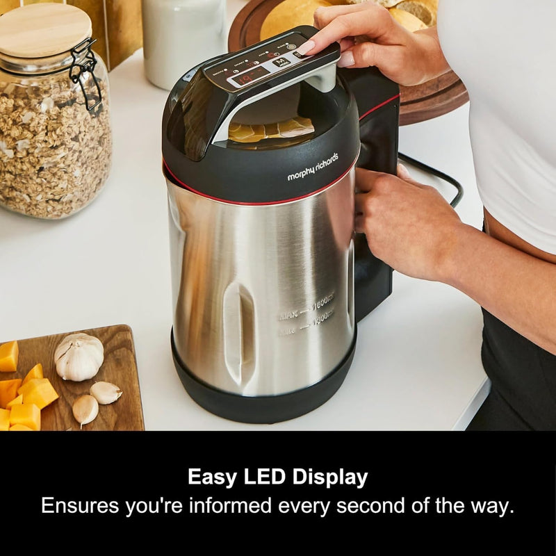 Sauté Soup Maker 1.6L 4 Settings Smooth Chunky