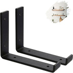 Scaffold Board Shelf Brackets with Lips 5MM Thick (6 Pack)