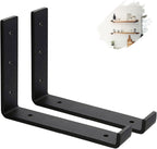 Scaffold Board Shelf Brackets with Lips 5MM Thick (6 Pack)