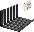 Scaffold Board Shelf Brackets with Lips 5MM Thick (6 Pack)