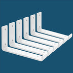 Scaffold Board Shelf Brackets with Lips 5MM Thick (6 Pack)