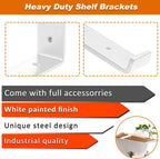 Scaffold Board Shelf Brackets with Lips 5MM Thick (6 Pack)