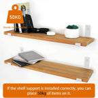 Scaffold Board Shelf Brackets with Lips 5MM Thick (6 Pack)
