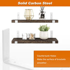 Scaffold Board Shelf Brackets with Lips 5MM Thick (6 Pack)