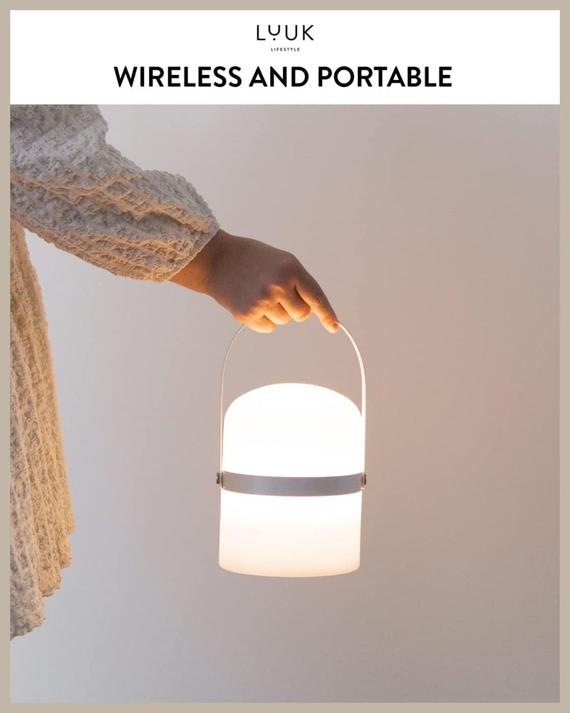 Scandinavian LED Light with Handle for Living Room