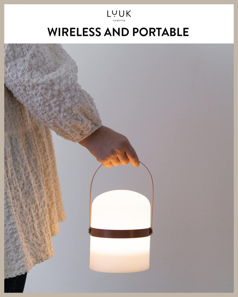 Scandinavian LED Light with Handle for Living Room