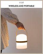 Scandinavian LED Light with Handle for Living Room