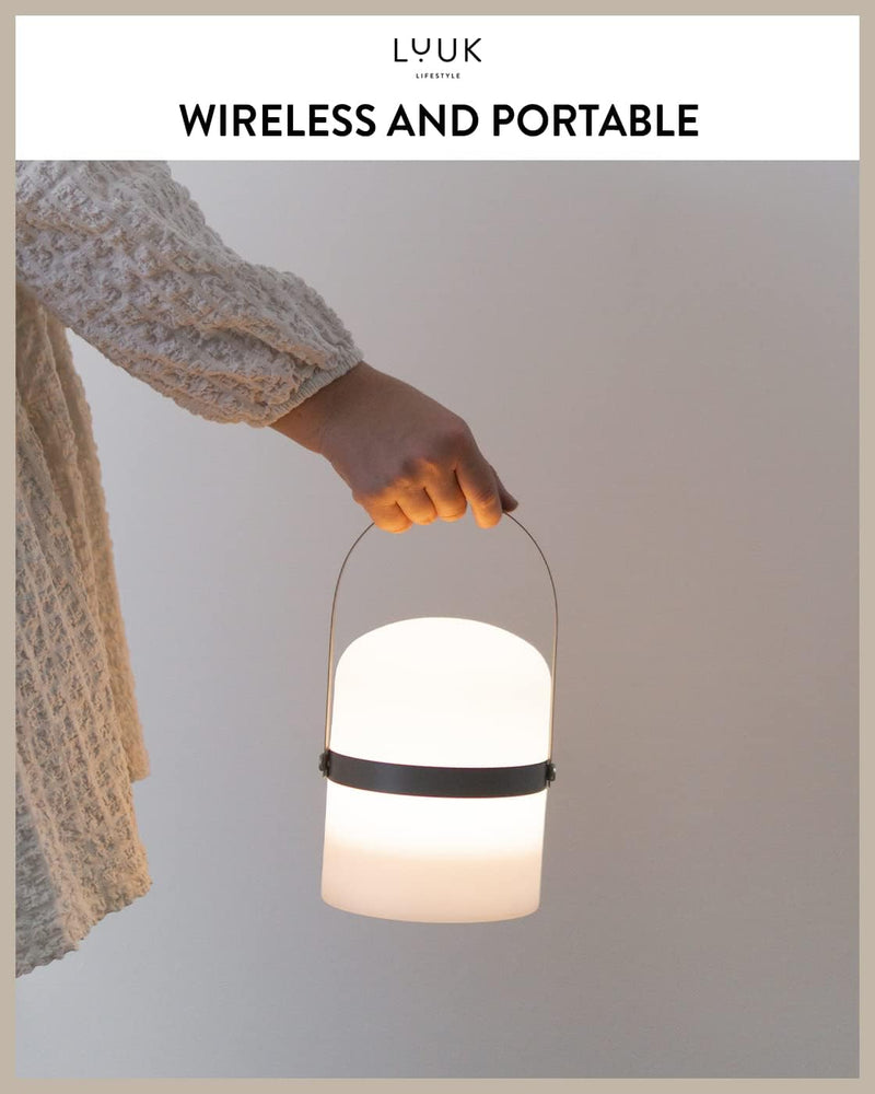 Scandinavian LED Light with Handle for Living Room