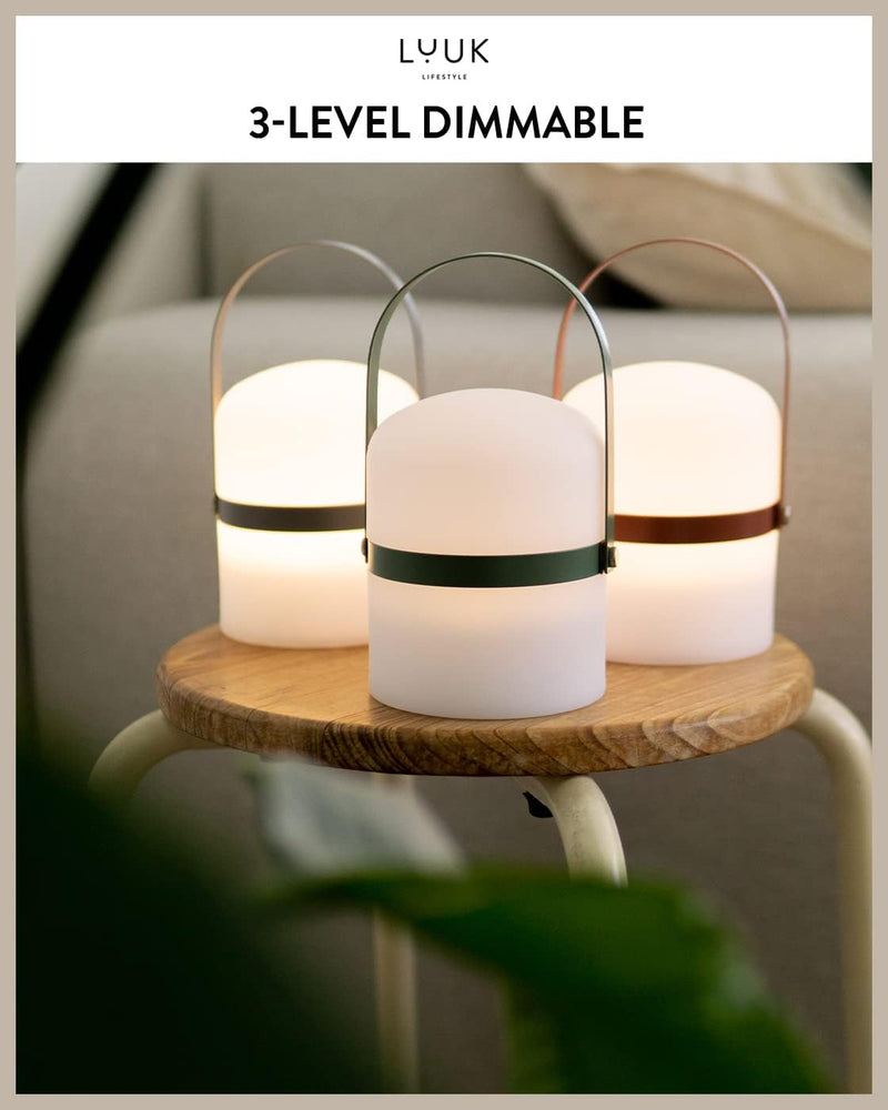 Scandinavian LED Light with Handle for Living Room