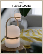 Scandinavian LED Light with Handle for Living Room