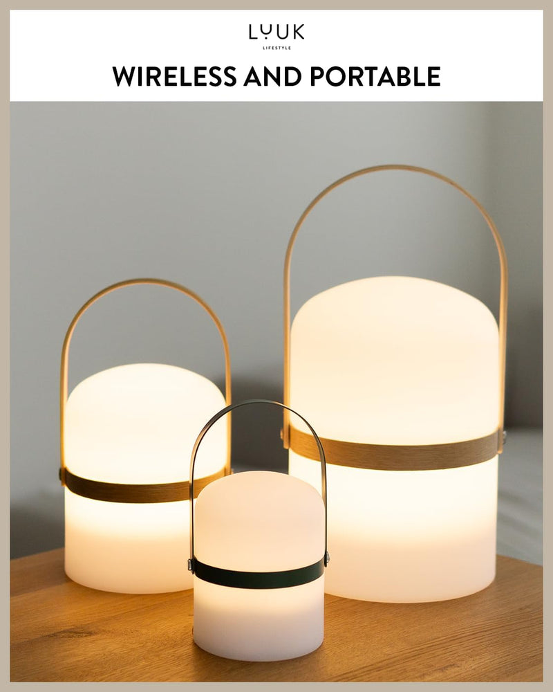 Scandinavian LED Light with Handle for Living Room