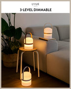 Scandinavian LED Light with Handle for Living Room