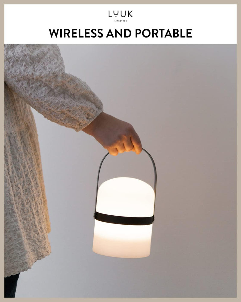 Scandinavian LED Light with Handle for Living Room