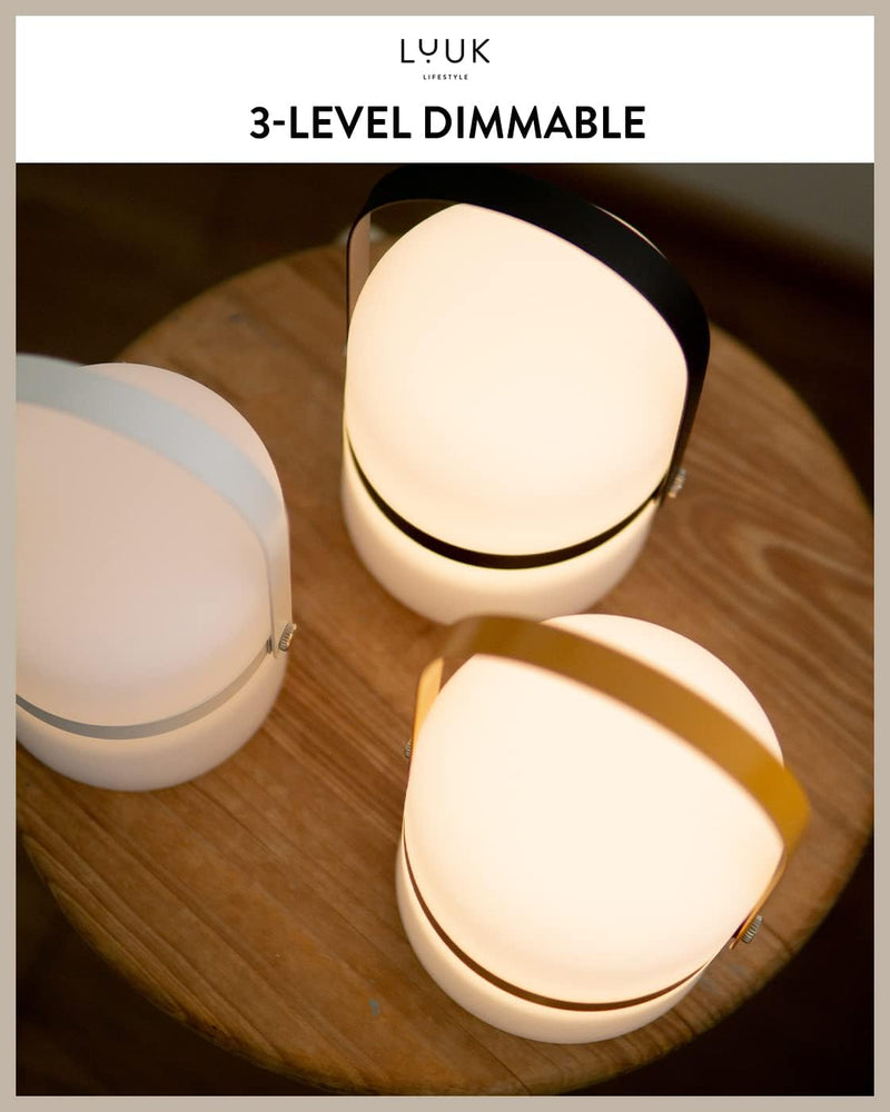 Scandinavian LED Light with Handle for Living Room