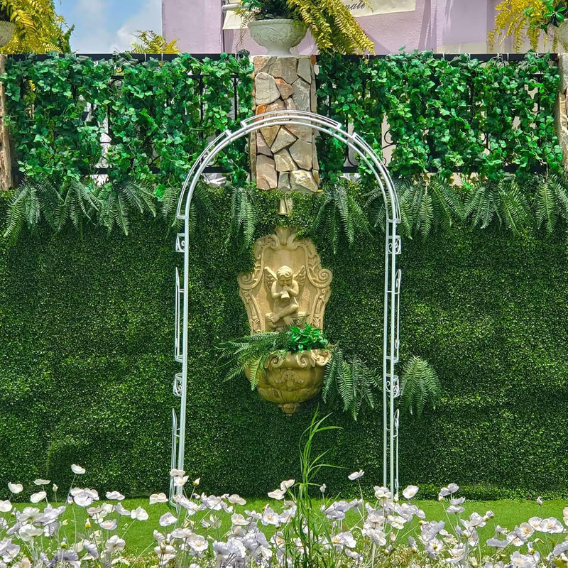 Scendor Wedding Arch Arbour Curved Metal Archway
