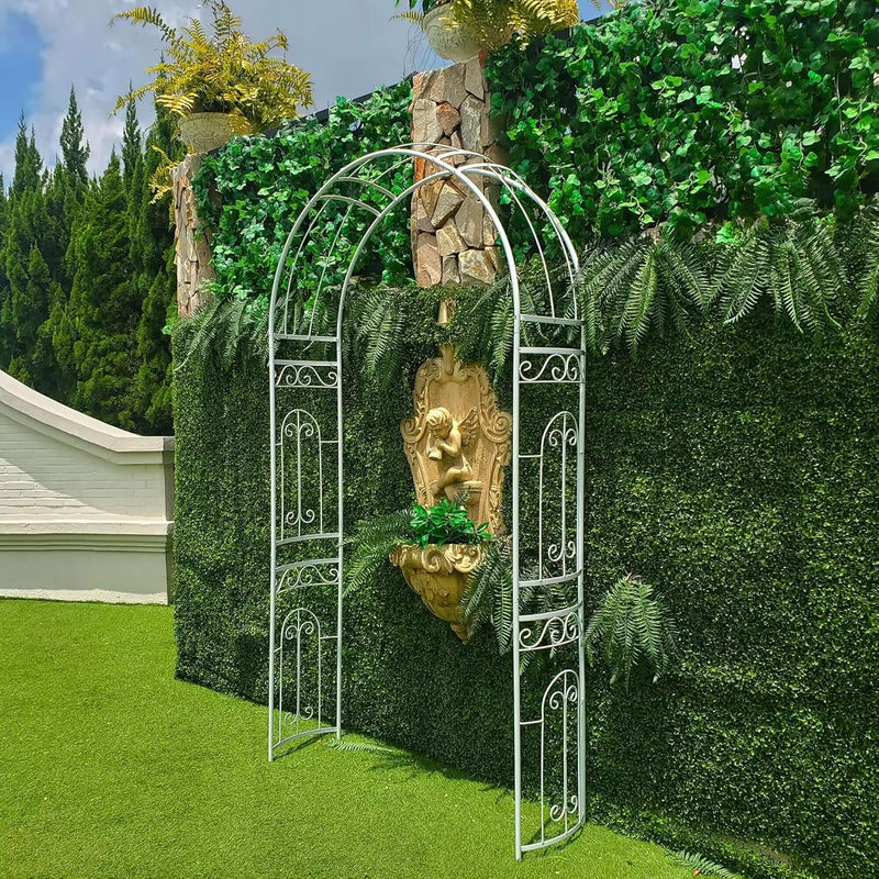 Scendor Wedding Arch Arbour Curved Metal Archway