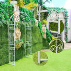 Scendor Wedding Arch Arbour Curved Metal Archway