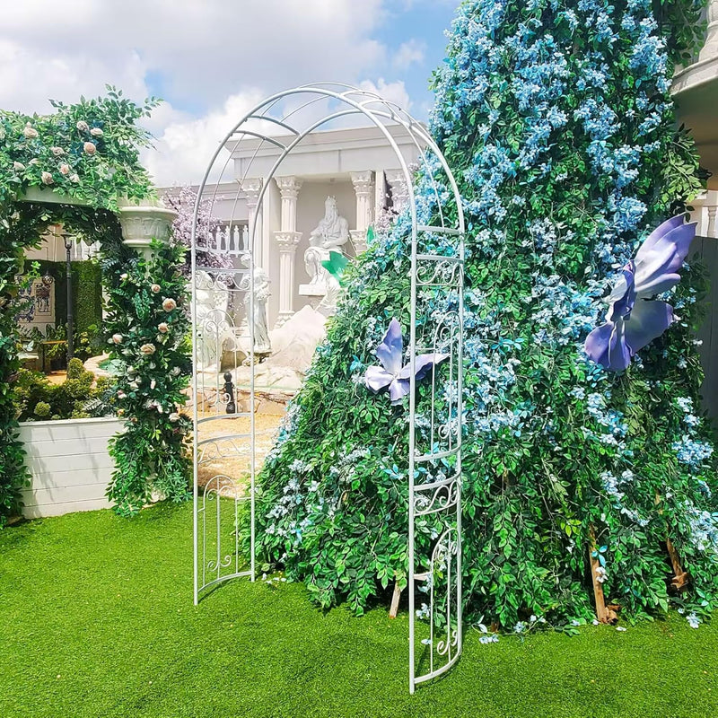 Scendor Wedding Arch Arbour Curved Metal Archway