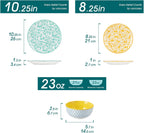 Selene Dinner Sets for 6 People 18 Pieces
