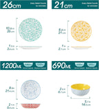 Selene Dinner Sets for 6 People 18 Pieces