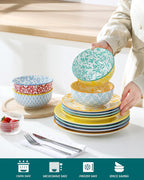 Selene Dinner Sets for 6 People 18 Pieces