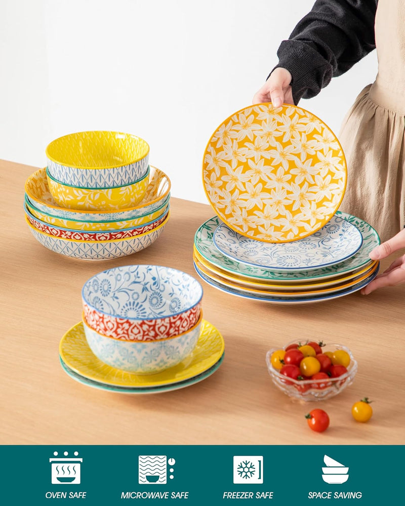 Selene Dinner Sets for 6 People 18 Pieces