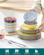 Selene Dinner Sets for 6 People 18 Pieces