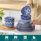 Selene Dinner Sets for 6 People 18 Pieces