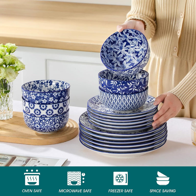 Selene Dinner Sets for 6 People 18 Pieces
