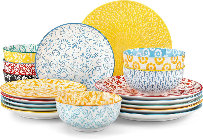 Selene Dinner Sets for 6 People 18 Pieces