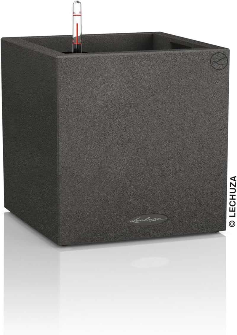 Self Watering Plant Pot Canto Stone 40 Low (1 Pack)