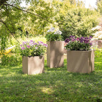 Self Watering Plant Pot Canto Stone 40 Low