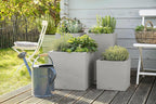 Self Watering Plant Pot Canto Stone 40 Low