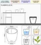 Self Watering Plant Pot Classico 35 Ls Garden