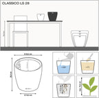 Self Watering Plant Pot Classico 35 Ls Garden