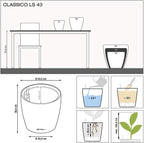 Self Watering Plant Pot Classico 35 Ls Garden