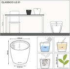 Self Watering Plant Pot Classico 35 Ls Garden