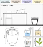 Self Watering Plant Pot Classico 35 Ls Garden