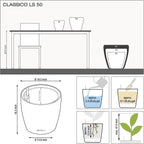 Self Watering Plant Pot Classico 35 Ls Garden