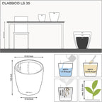 Self Watering Plant Pot Classico 35 Ls Garden