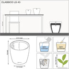 Self Watering Plant Pot Classico 35 Ls Garden
