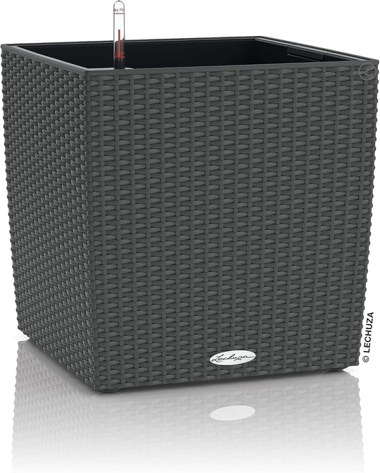 Self Watering Plant Pots Cube Cottage 40 Rattan