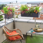 Self Watering Pot Balconera Colour 80 Slate Plastic