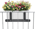 Self Watering Pot Balconera Cottage 80 Graphite Plastic