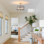 Semi Flush Mount Ceiling Light 6 Dimmable Crystal