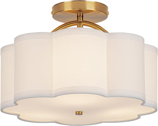 Semi Flush Mount Ceiling Light Fixture Modern 3-Light