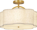 Semi Flush Mount Ceiling Light ø Modern 3-Light